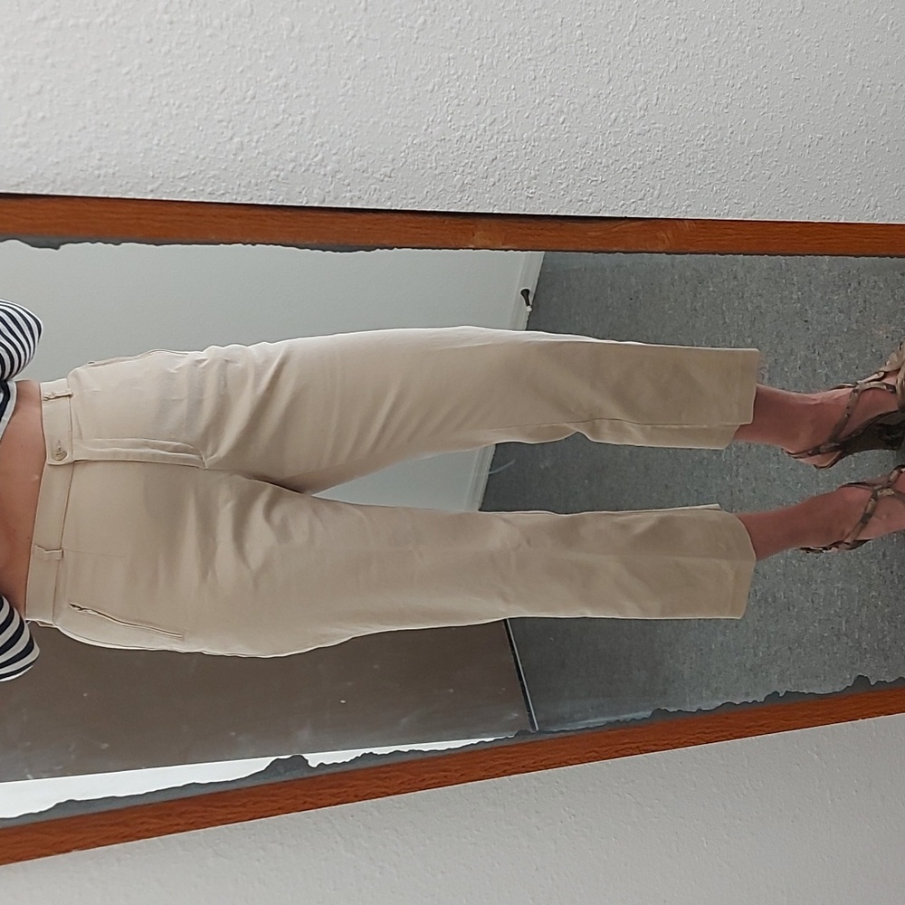 Dark cream petite pants